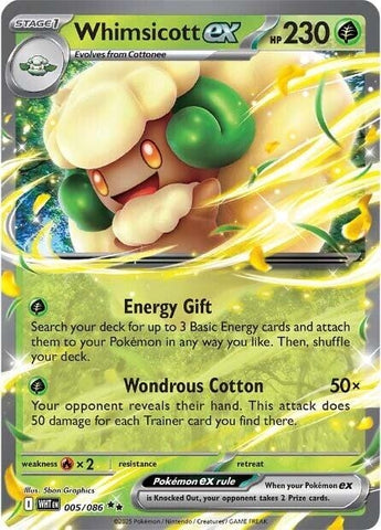 Whimsicott ex (005/086) [SV: White Flare]