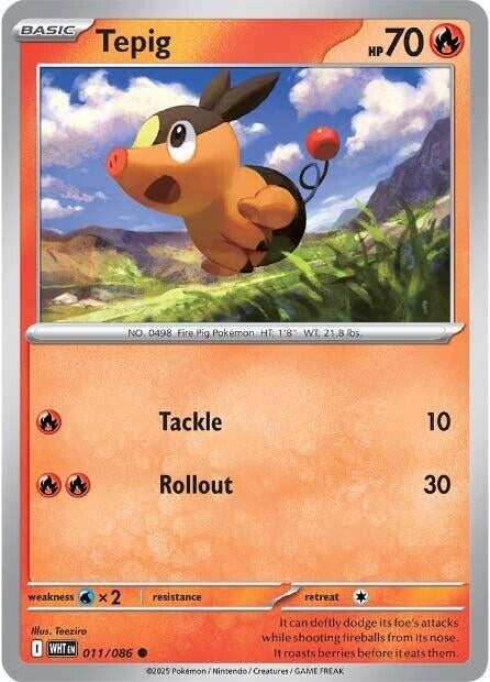 Image for Tepig (011/086) - Pokemon
