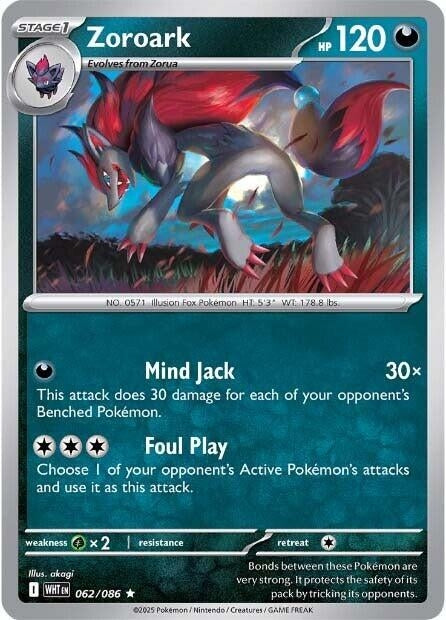 Zoroark (062/086) [SV: White Flare]