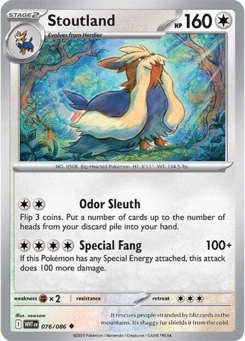 Stoutland (076/086) [SV: White Flare]
