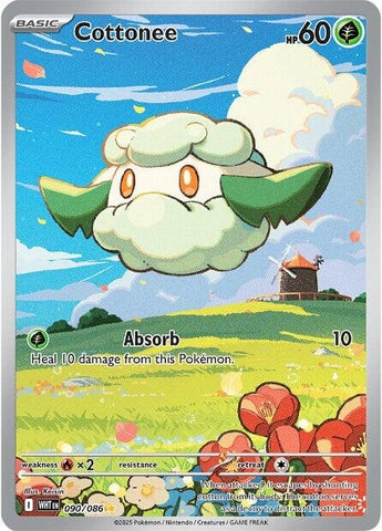 Cottonee (090/086) [SV: White Flare]