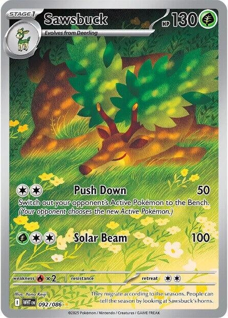 Sawsbuck (092/086) [SV: White Flare]