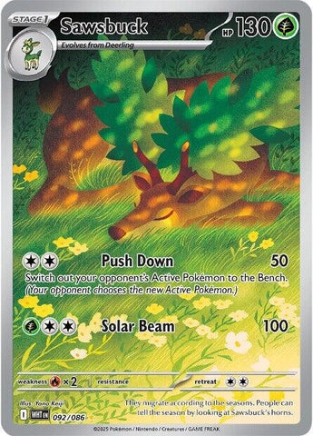 Sawsbuck (092/086) [SV: White Flare]