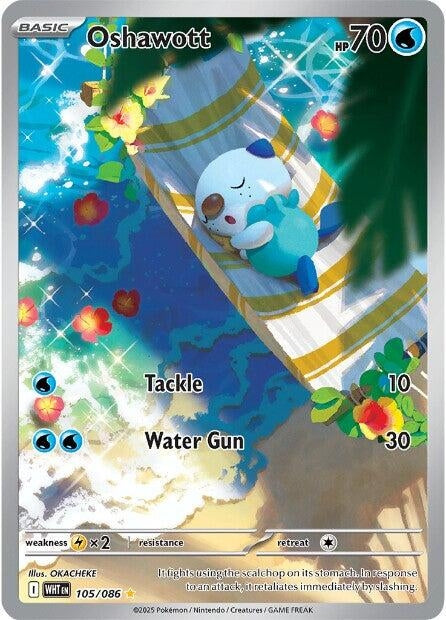 Oshawott (105/086) [SV: White Flare]
