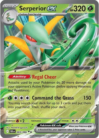 Serperior ex 003/086 SV: Black Bolt