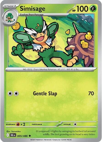 Image for Simisage (005/086) - Pokemon