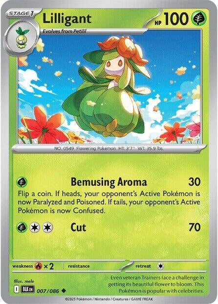 Lilligant 007/086 SV: Black Bolt