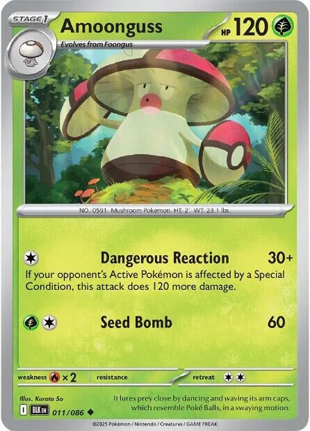 Amoonguss 011/086 SV: Black Bolt