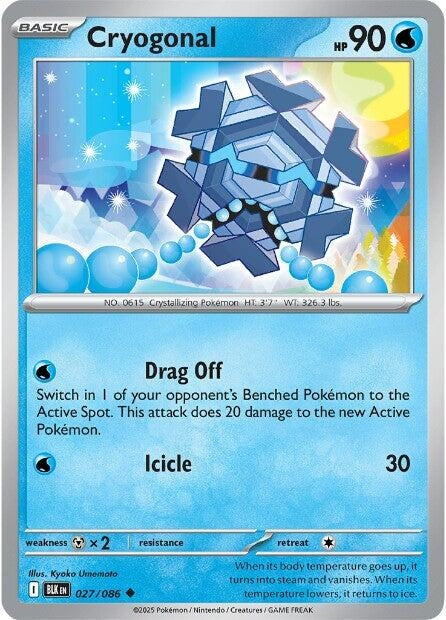 Cryogonal 027/086 SV: Black Bolt