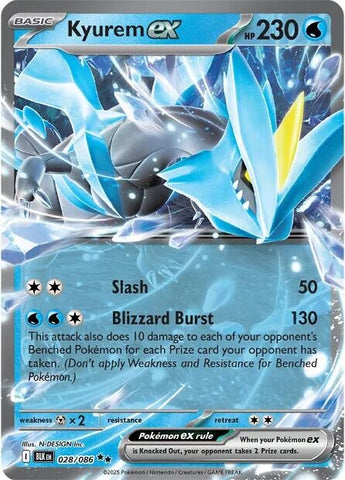 Kyurem ex (028/086) [SV: Black Bolt]