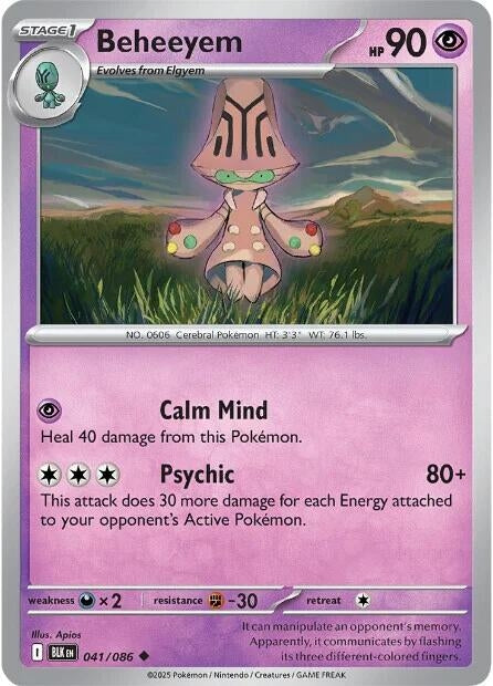 Beheeyem 041/086 SV: Black Bolt
