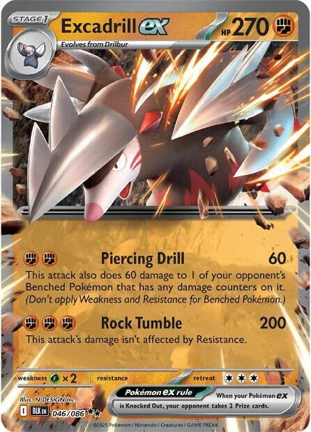 Excadrill ex 046/086 SV: Black Bolt