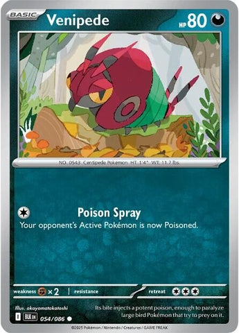 Image for Venipede (054/086) - Pokemon