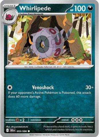 Image for Whirlipede (055/086) - Pokemon
