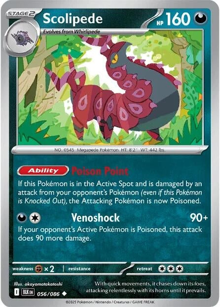 Scolipede 056/086 SV: Black Bolt