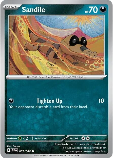 Sandile 057/086 SV: Black Bolt