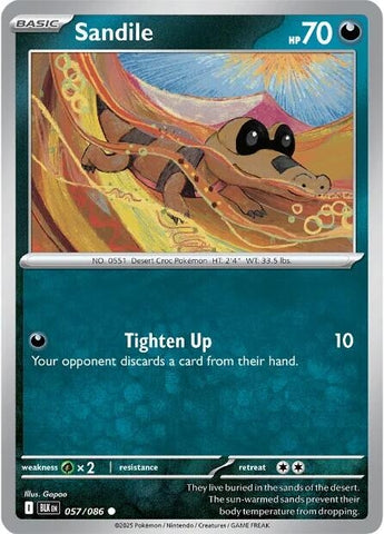 Sandile 057/086 SV: Black Bolt
