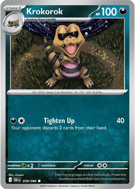 Krokorok 058/086 SV: Black Bolt