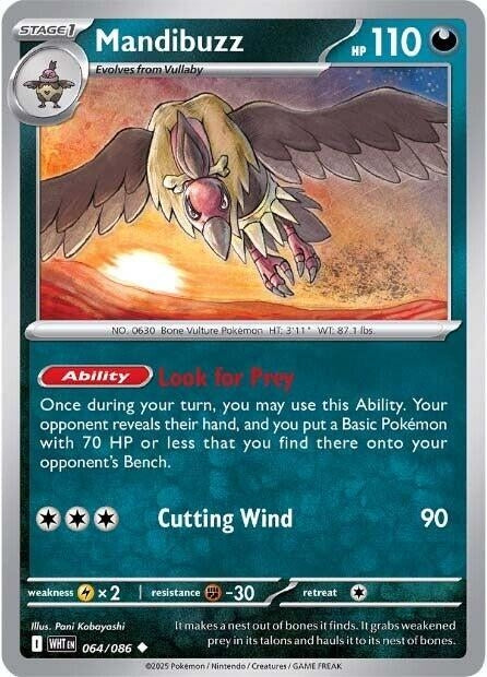 Mandibuzz 064/086 SV: White Flare