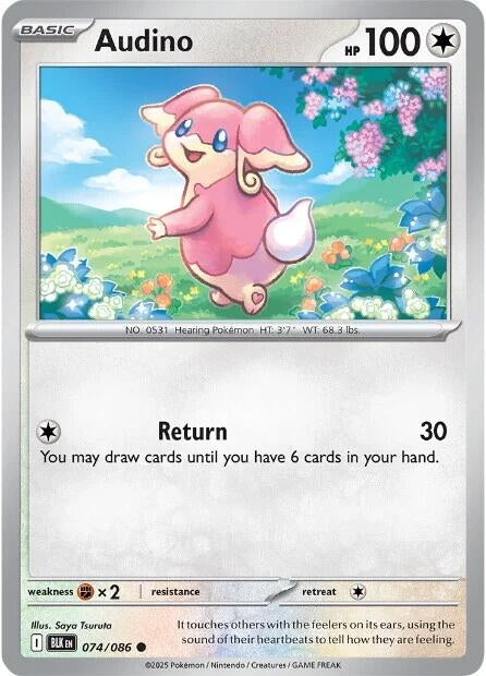 Audino 074/086 SV: Black Bolt