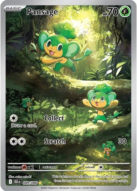 Pansage 089/086 SV: Black Bolt