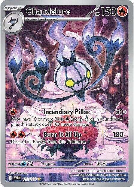 Chandelure 103/086 SV: White Flare