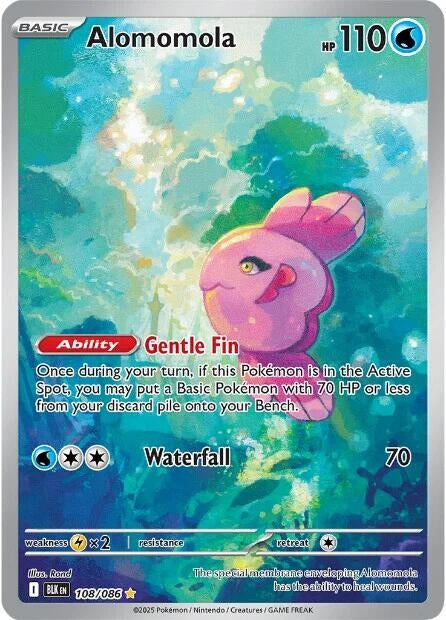 Alomomola 108/086 SV: Black Bolt