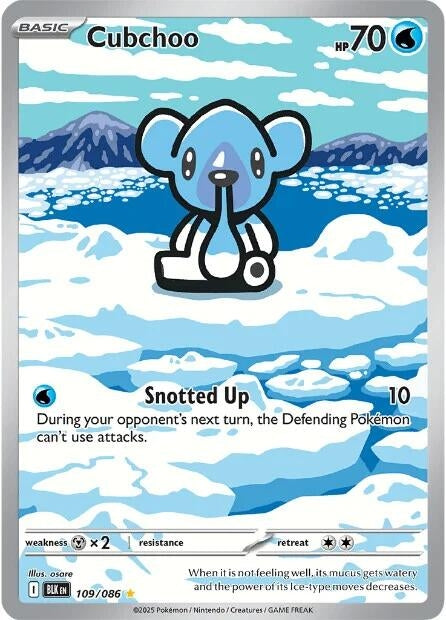 Cubchoo 109/086 SV: Black Bolt