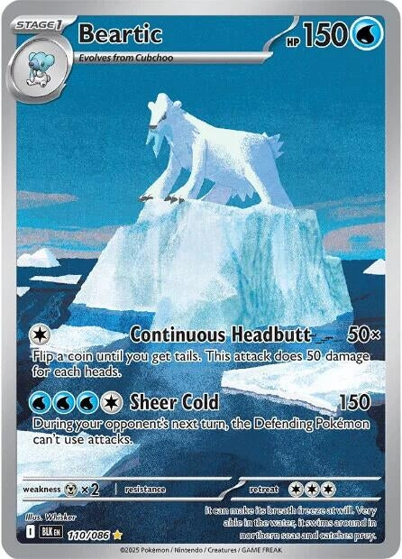 Beartic 110/086 SV: Black Bolt