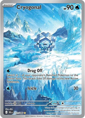 Cryogonal 111/086 SV: Black Bolt
