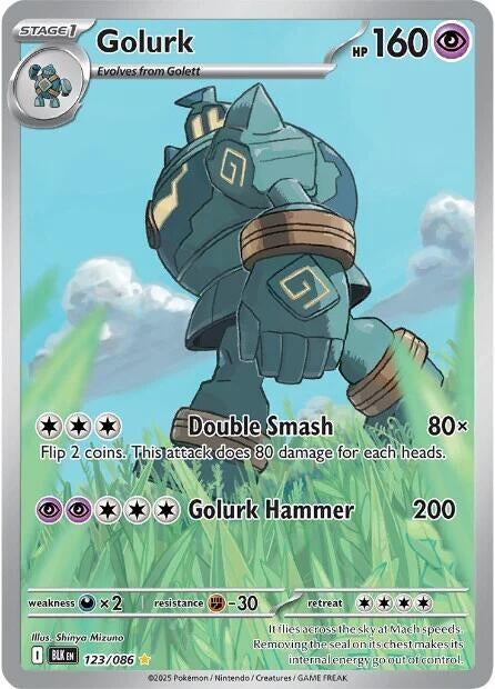 Golurk 123/086 SV: Black Bolt