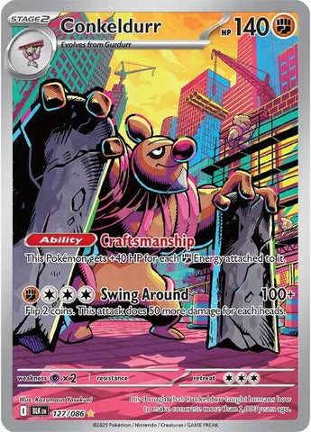 Conkeldurr 127/086 SV: Black Bolt