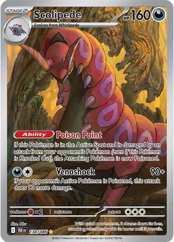 Scolipede 134/086 SV: Black Bolt