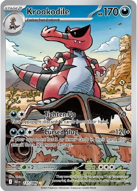 Krookodile 137/086 SV: Black Bolt