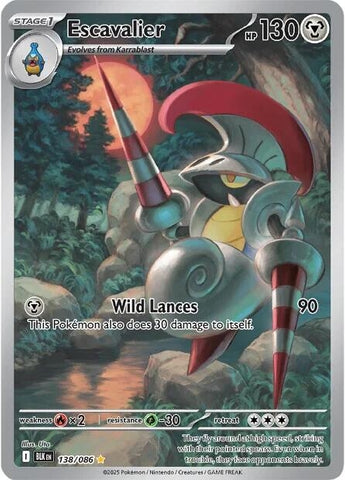 Escavalier 138/086 SV: Black Bolt