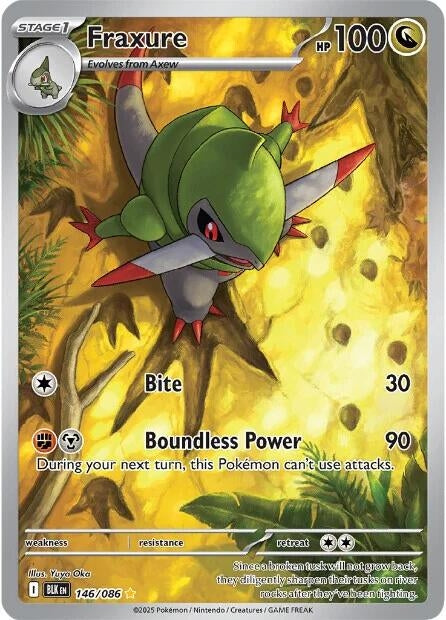 Fraxure 146/086 SV: Black Bolt