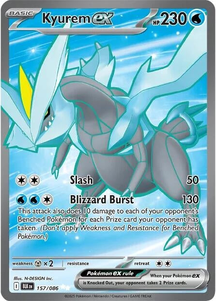 Kyurem ex (157/086) [SV: Black Bolt]