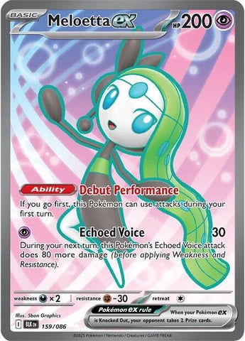 Meloetta ex (159/086) [SV: Black Bolt]