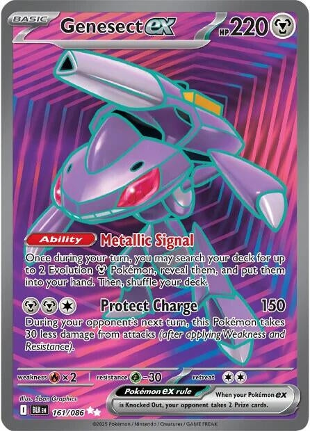 Genesect ex 161/086 SV: Black Bolt
