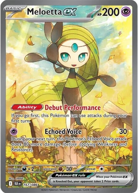 Meloetta ex (167/086) [SV: Black Bolt]