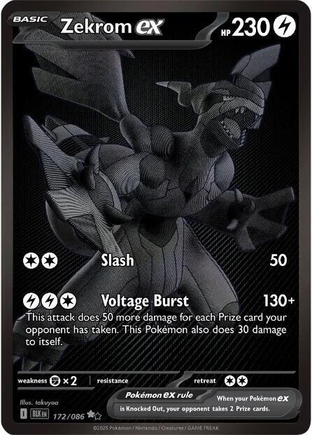 Zekrom ex (172/086) [SV: Black Bolt]