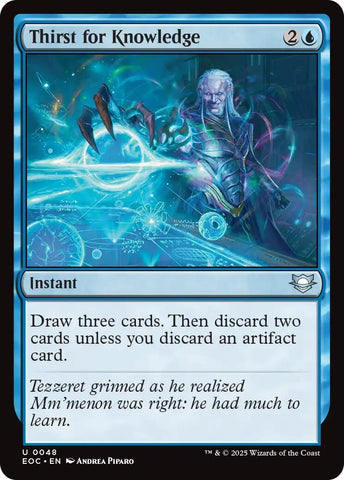 Image for Thirst for Knowledge (48) (Commander: Edge of Eternities) - Magic: The Gathering