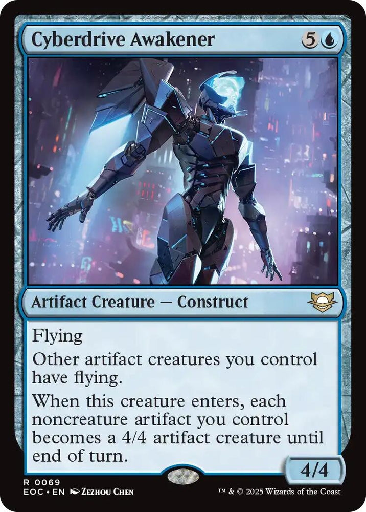 Image for Cyberdrive Awakener (69) (Commander: Edge of Eternities) - Magic: The Gathering