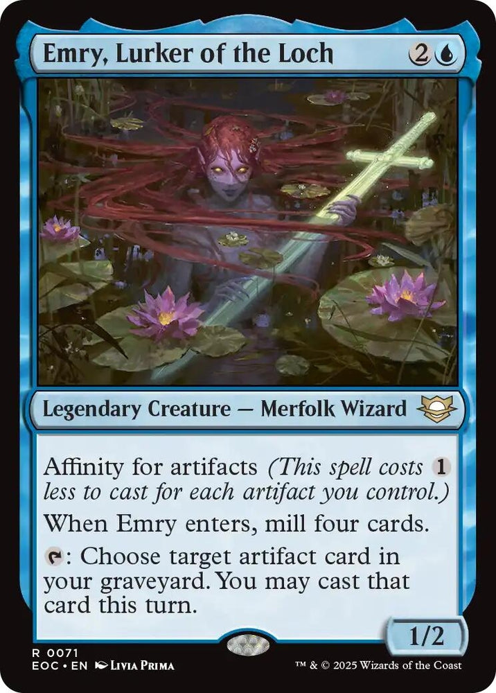 Image for Emry, Lurker of the Loch (71) (Commander: Edge of Eternities) - Magic: The Gathering