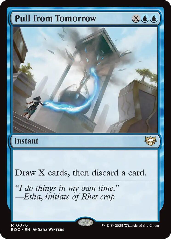Image for Pull from Tomorrow (76) (Commander: Edge of Eternities) - Magic: The Gathering