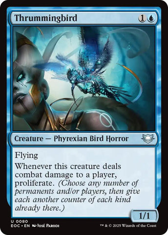Image for Thrummingbird (80) (Commander: Edge of Eternities) - Magic: The Gathering