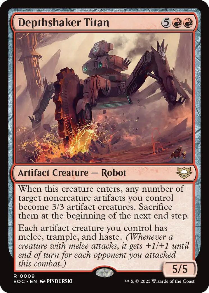 Image for Depthshaker Titan (9) (Commander: Edge of Eternities) - Magic: The Gathering