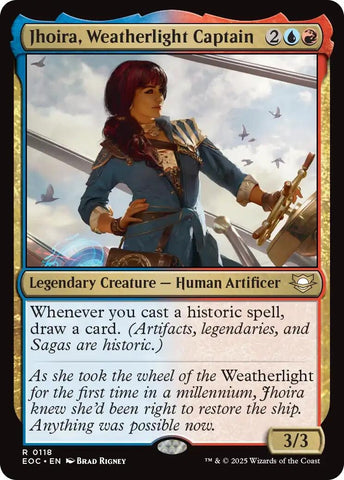 Image for Jhoira, Weatherlight Captain (118) (Commander: Edge of Eternities) - Magic: The Gathering