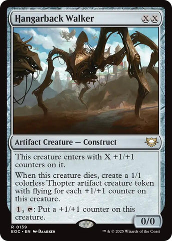 Image for Hangarback Walker (139) (Commander: Edge of Eternities) - Magic: The Gathering