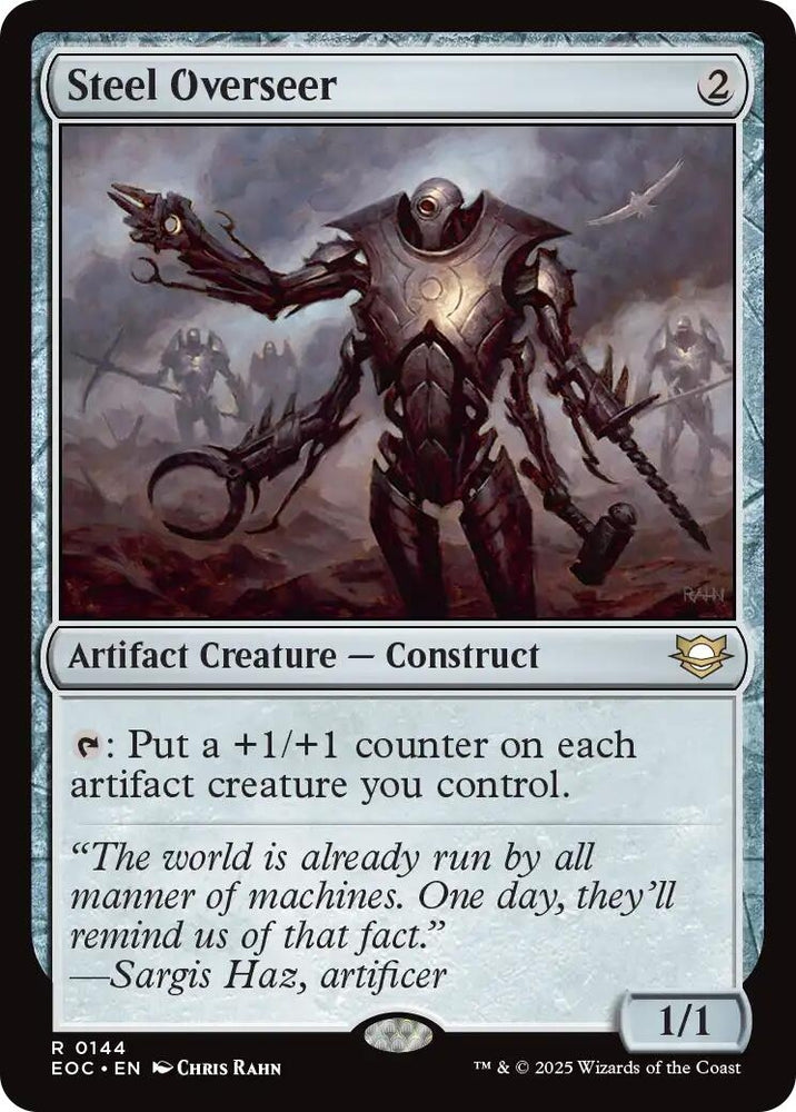 Image for Steel Overseer (144) (Commander: Edge of Eternities) - Magic: The Gathering